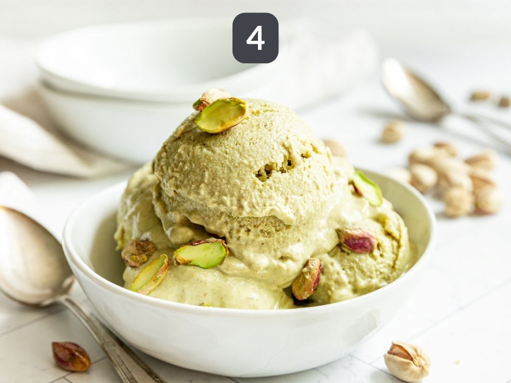 Vegan Pistachio Ice Cream (NoChurn)